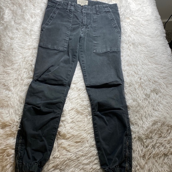 Nili Lotan Cropped Military Pants Cropped in Carbon 0/XS - Picture 8 of 16